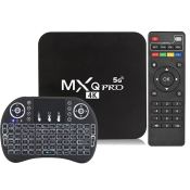 MXQ Pro 4K Android TV Box with I8 Mini Keyboard