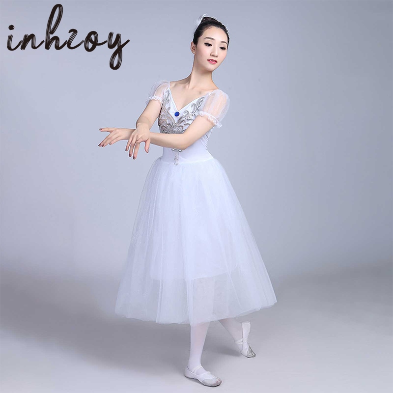 inhzoy Girls Ballet Wrap Skirt Dance Chiffon Tutu Mini Dress with Wide Elastic Waist for Kids Children 