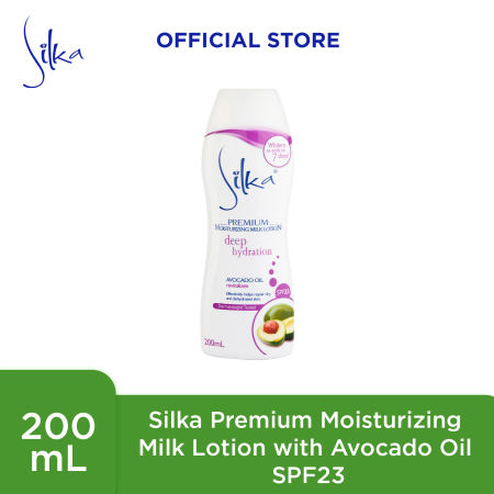 Silka Moisturizing Milk w/ Avocado Oil Lotion 200ml