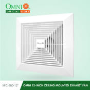 OMNI 12-Inch Ceiling Mounted Exhaust Fan - XFC-300-12"
