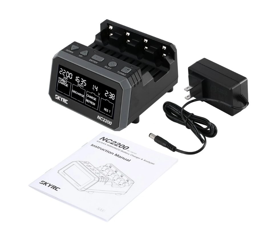 SkyRC NC2200 AA/AAA Ni-MH NiCD Smart Battery Charger 