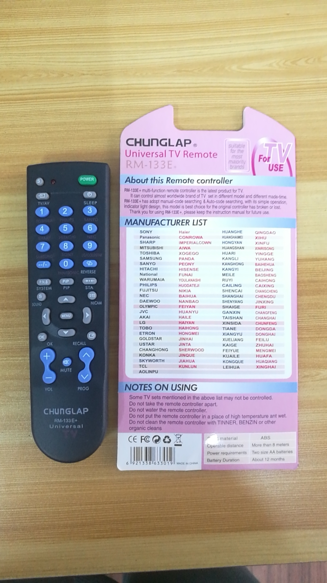 CHUNGLAP RM133E Universal Tv Remote ubicaciondepersonas.cdmx.gob.mx