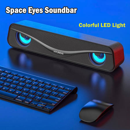 Colorful LED Soundbar by Space Eye