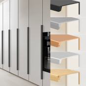 Aluminum Hidden Cabinet Handle - Long Furniture Hardware (Brand: N/A)
