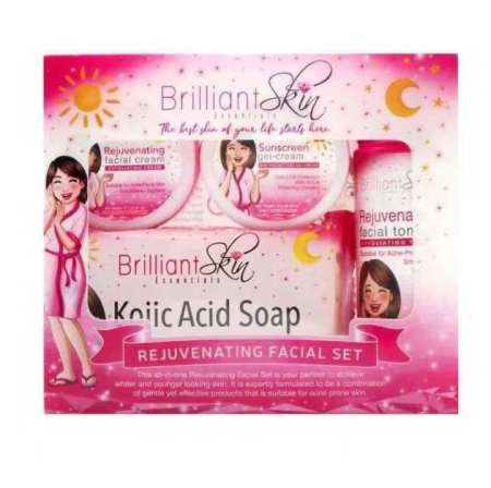 MZ Mall Kojic Acid Soap - Rejuvenating Facial Set