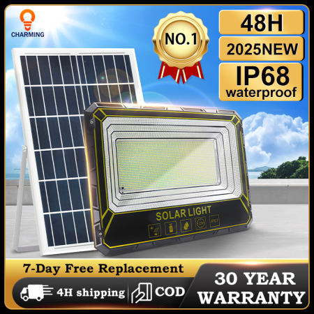 1000W Solar Flood Light with Remote Control - Brand: [Insert Brand Name]