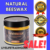 Natural Beeswax Polish for Wood Furniture and Flooring