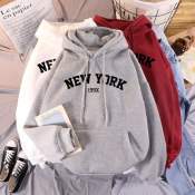 NEW YORK 199X Hoodie Jacket WITHOUT Zipper