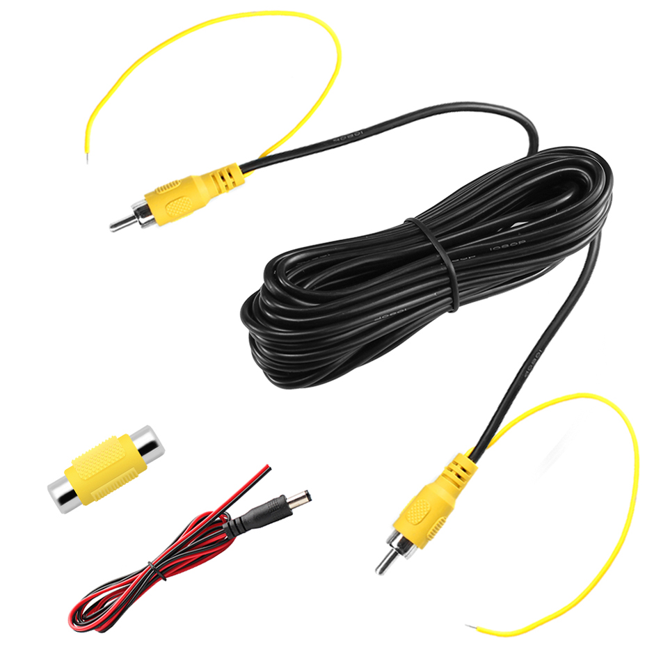 32FT Car Auto RCA Extension Video Cable Rear View Backup Camera