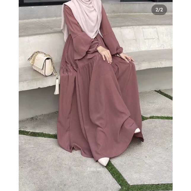 Ziva overall maxi dress malaysian inspired