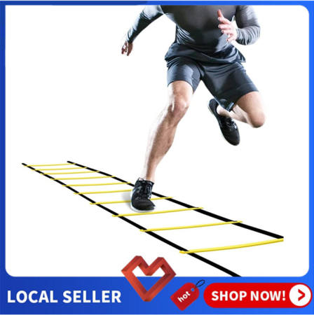 26ft Agility Ladder for Speed Training, Yellow (Brand: N/A)