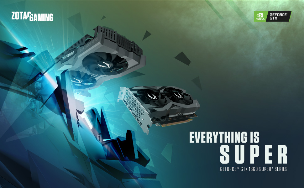 ZOTAC Gaming GeForce GTX 1660 Super 6GB GDDR6 192-bit Gaming Graphics Card, Super Compact, ZT-T16620F-10L