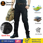 VUUG IX9 Tactical Pants - Lightweight, Waterproof Men's Cargo Pants