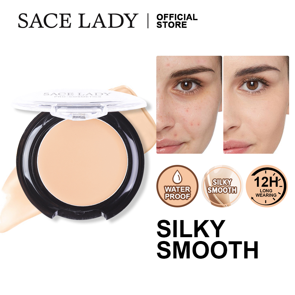 （Delivery in 3 days）SACE LADY Waterproof Face Concealer Cream Makeup ...