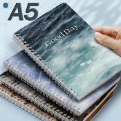 Aesthetic Oil Painting Notebook - Student's Creative Stationery