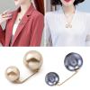 🔥B.two👍 3Pcs/Set Brooch Anti-glare Buckle Neckline Cardigan Pearl Buckle Pin Waist Artifact Safety Pin Fixed Clothes Decoration Waist Buckle