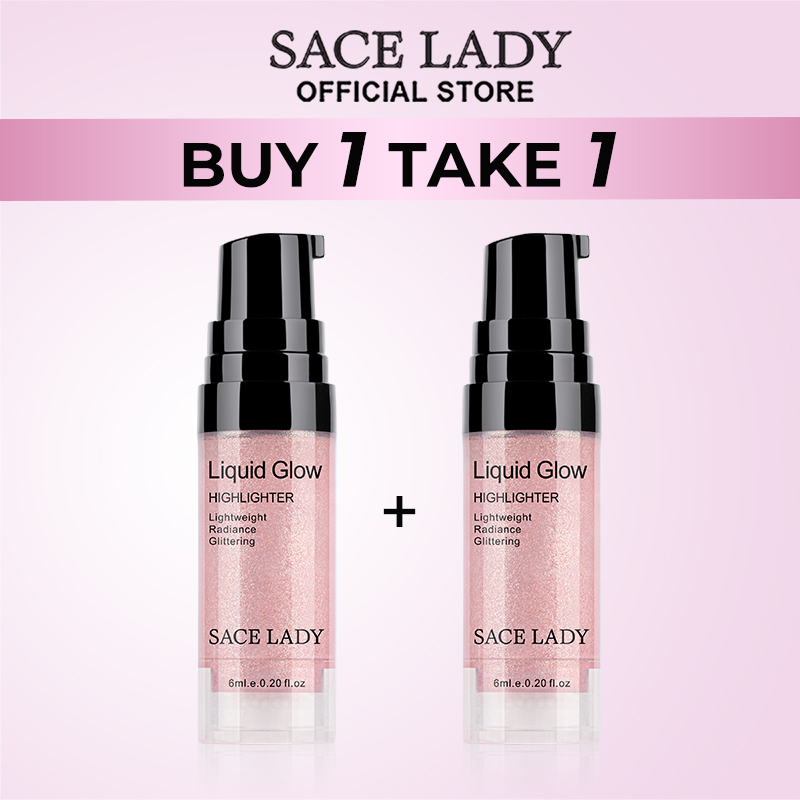 Discount on SACE LADY  shoes - SKU: SACE LADY 3 In 1 Liquid Highlighter & Eyeshadow & Blush Makeup Ultra-Smooth Glitter Shimmer Face Cre