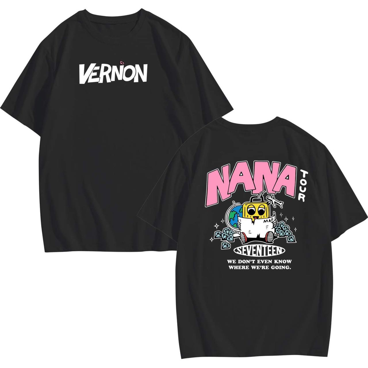Seventeen グッズ seventeen tシャツ ねずみ seventeen caratland T