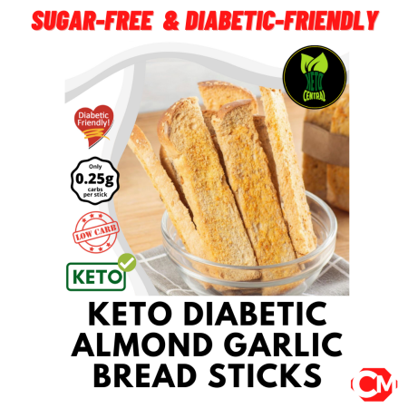 Cozmart Keto Garlic Bread Sticks - Low Carb, Gluten Free