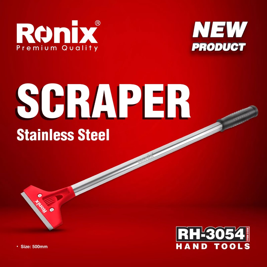 Ronix Rh-3055 300mm Scraper Cleaning Safety Knife Floor Scraper Sharp Blade Paint Scraper Putty Knife Paint Tool