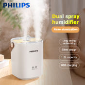 Philips USB Portable Ultrasonic Air Purifier with LED Light