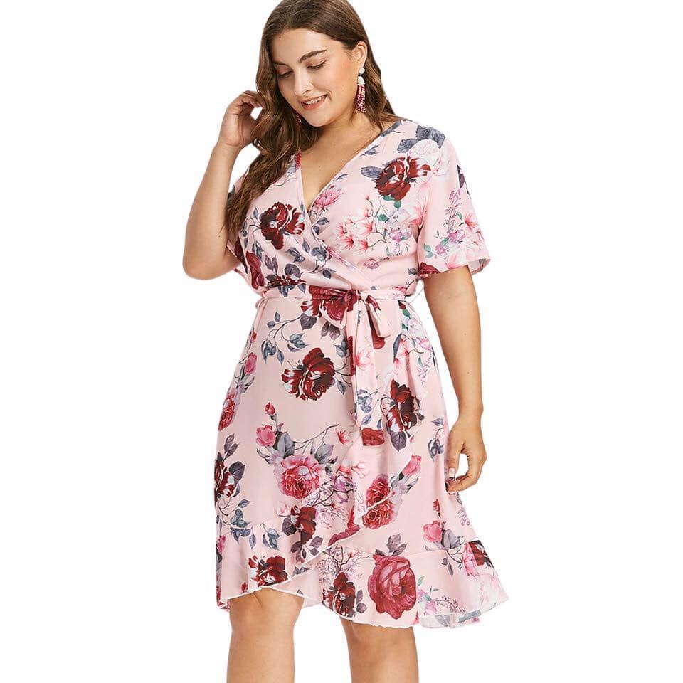 wrap dress for plus size