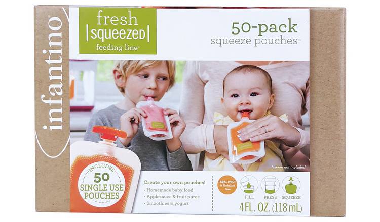 Fresh squeezed hot sale pouches