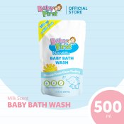 Baby First Head-to-Toe Bath Wash 500ml Milk Scent Refill