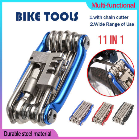 MTB Folding Multi Tool 11 in 1 Bike Repair Kit