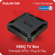 PULIERDE X96Q TV Box - Android 10, 4K, IPTV