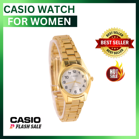 Casio Women's Quartz Gold Silver Stainless Steel Watch