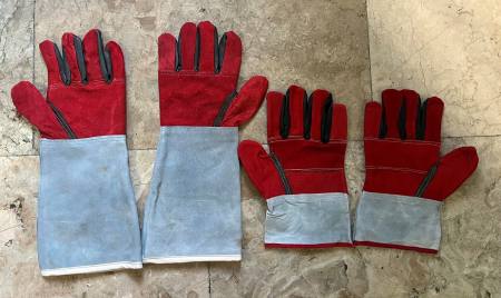 HEAVY DUTY LEATHER WELDING GLOVES  Sold Seperately