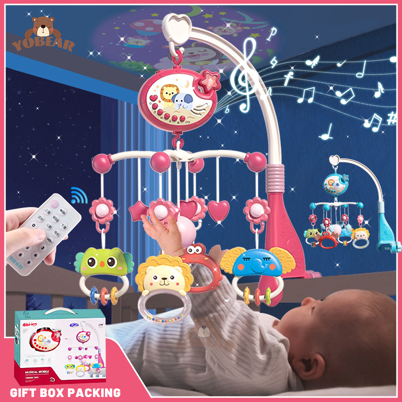 Bassinet best sale mobile toys