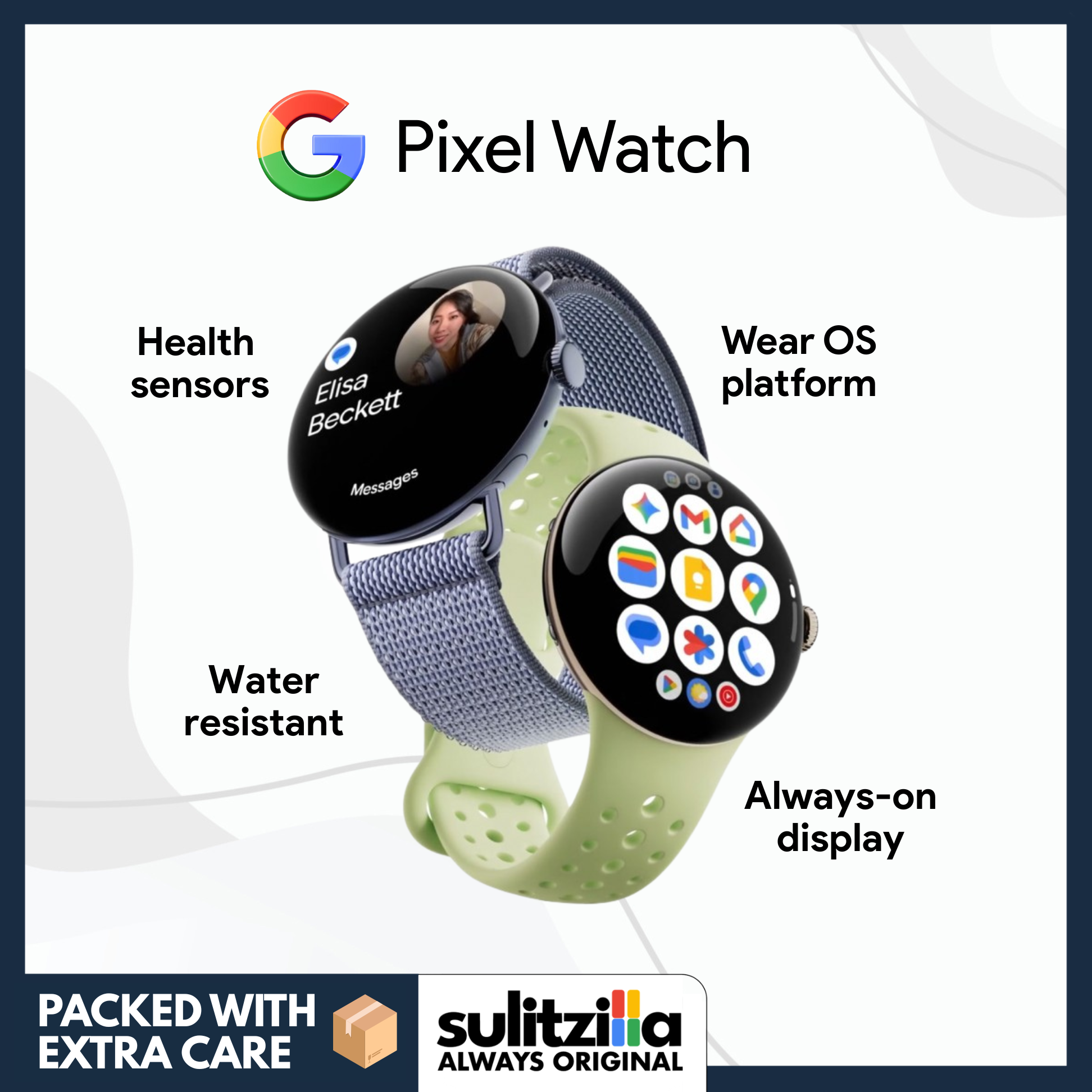 Pixel Watch Series 1/2/3/4 - The Smartwatch with Gemini AI, Dual GPS, and Advanced Fi