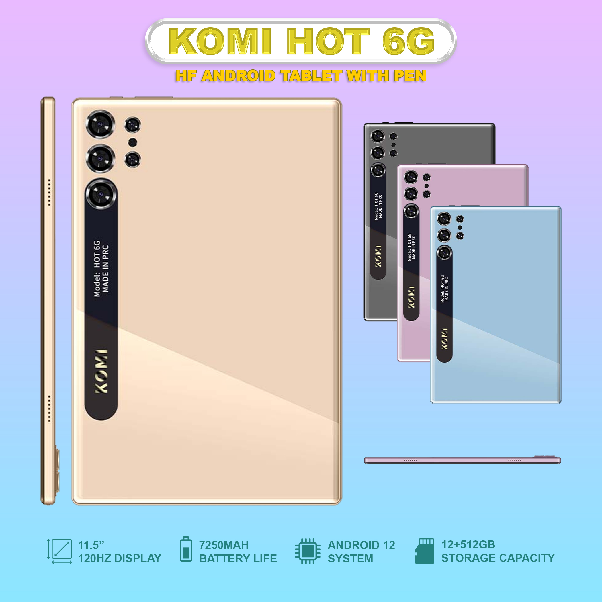 KOMI HOT 6G Ultra Android 11...