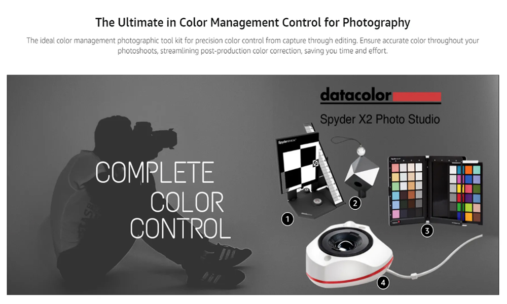 Datacolor Spyder X2 Photo Studio Color Management Kit with