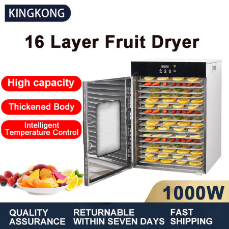 Kingkong Electric Fruit Dehydrator with 6/16 Layers