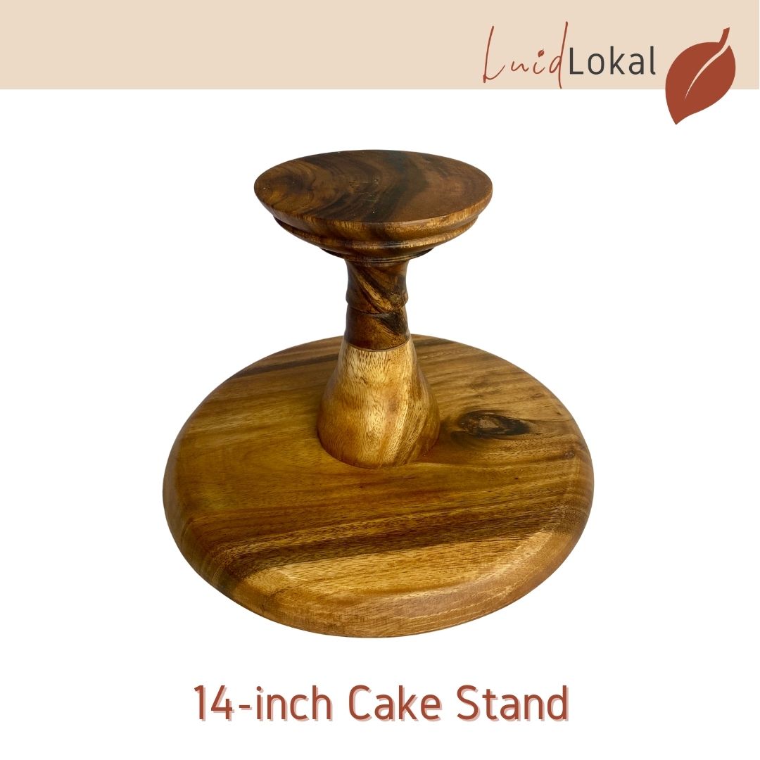 14 Inch Wooden Cake Stand 14 Inch Wooden Cake Stand 14 Inch Wood
