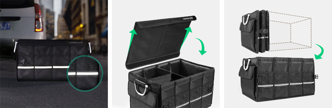 Ugreen multi-functional trunk organizer black (LP256 80710) - B2B