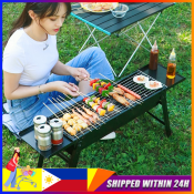 Portable Charcoal BBQ Grill for 3-8 Persons - Outdoor/Indoor