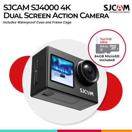 SJCAM SJ4000 4K Dual Screen Action Camera