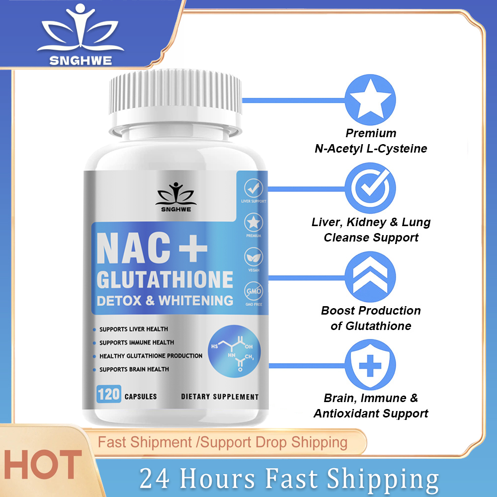 Snowcaps Premium L-Glutathione 500Mg (30Caps) W/ Free Snow Skin Whitening  Soap - Bfad/Fda Approved