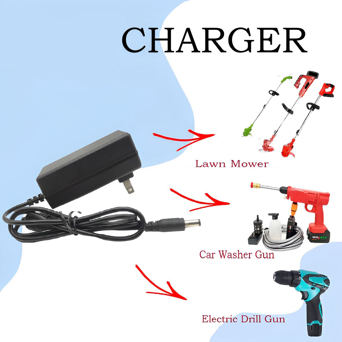 Yolmary 12V AC-DC Adaptor Power Charger Compatible with Ryobi LSDT120 Drill Driver 12V NI-CD BPN1213