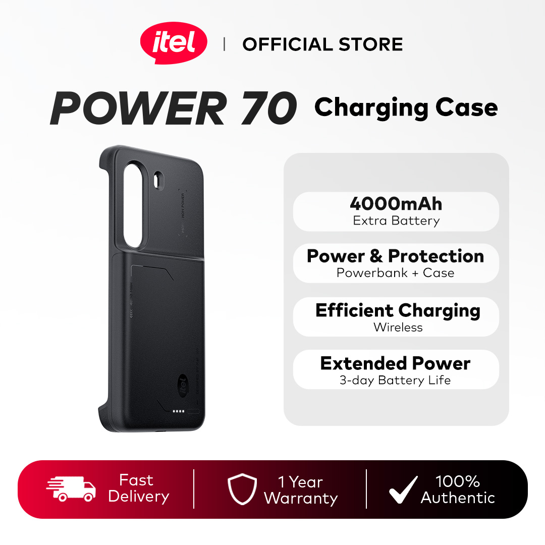 itel Power 70 Charging Case ONLY / 4000mAh Built-in Phone Case