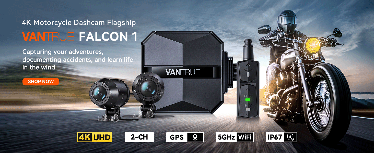 motorcycle dash cam 4k