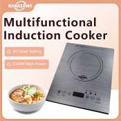 KANAZAWA 2200W Induction Cooker with Touch Screen and Child Lock
