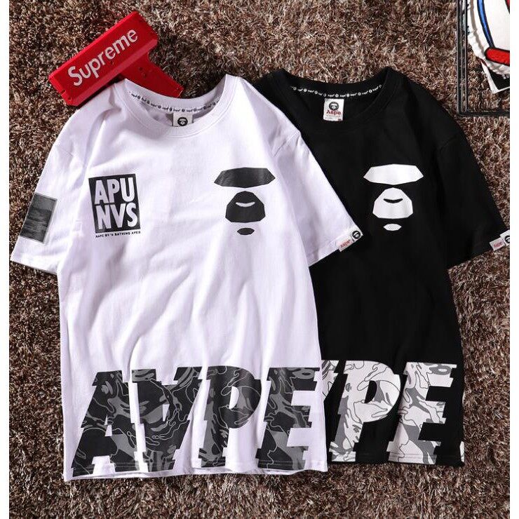 Shop Aape White Shirt Cheap – Fast Easy Lazada Philippines - Main Image