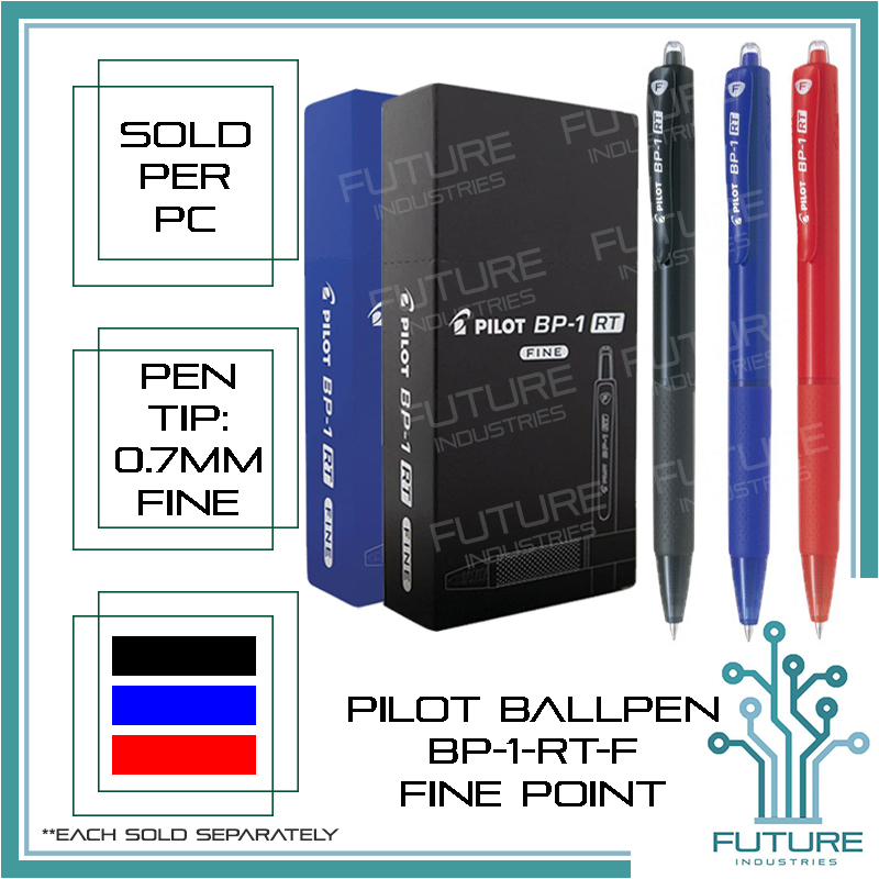 Pilot Retractable Ballpoint Pens, Fine Tip, Assorted Colors (Pack of 3