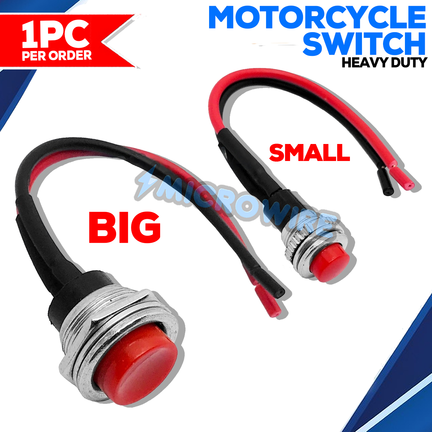 Motorcycle Switch With Wire Switch