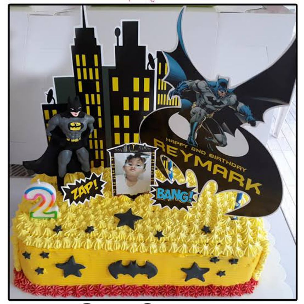 Batman Birthday Cake Topper Template Printable DIY | Bobotemp